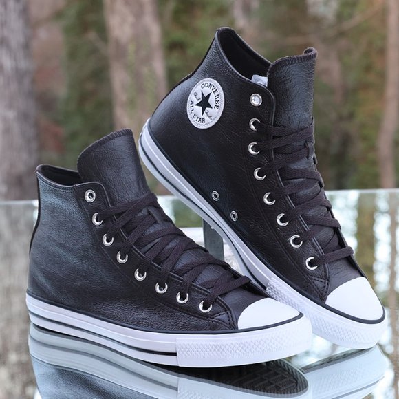 Converse Chuck Taylor All Star Tumbled Leather High Men’s Size 10 - Picture 1 of 13
